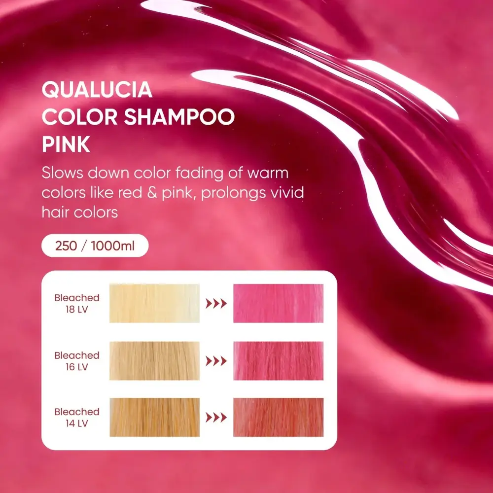Qualucia Color Shampoo Pink - Image 2